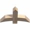 Ekena Millwork Bellingham Smooth Timber Gable Bracket, Douglas Fir, 36"W x 21"H x 5 1/2"D x 5 1/2"F, 14/12 Pitch GBW036X21X0606BEL00SDF - alternate 2